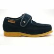 British Walkers Royal Old School Men s Navy Blue Leather and Suede Slip Ons Online Sale