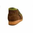 British Walkers New Castle Wallabee Boots Men s Forest Green and Olive Suede Cheap