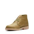 Clarks Originals Desert Boots Gtx Men s Khaki Green Leather 26144315 Online Sale