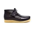 British Walkers Walker 100 Wallabee Boots Men s Black Ostrich Leather Online Sale