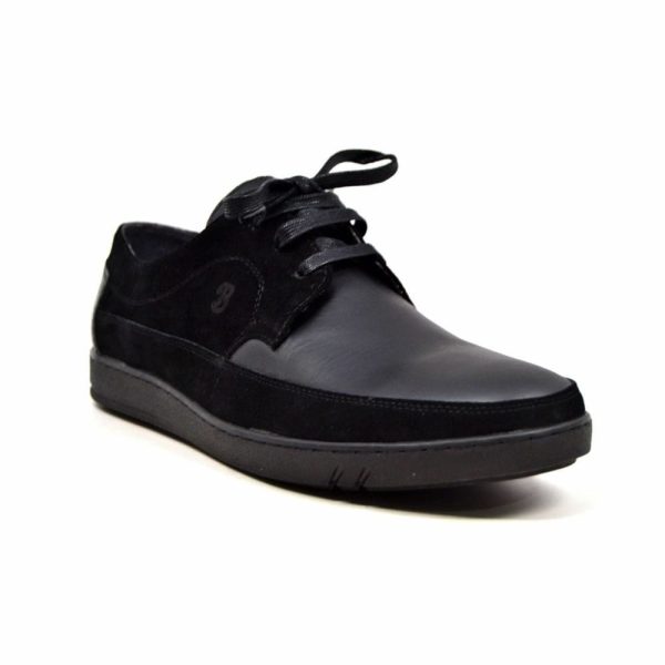 British Walkers Bristol Bally Style Men s Black Leather and Suede Low Top Sneakers Supply