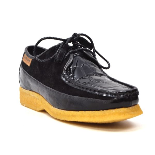 British Walkers Crown Croc Men s Crocodile Leather and Suede Crepe Soles Online now