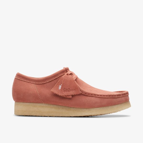 [26176547] Mens CLARKS WALLABEE - TERRACOTTA SDE For Discount