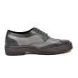 British Walkers Playboy Original Wingtips Men s Gray and Black Leather Custom Made Low Cut Oxfords Supply