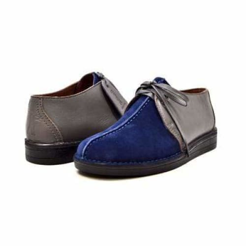 British Walkers Kingston Desert Trek Men s Navy Blue and Gray Suede Online