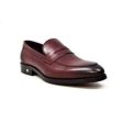 British Walkers Berlin Men s Bordeaux Red Leather Loafers Online