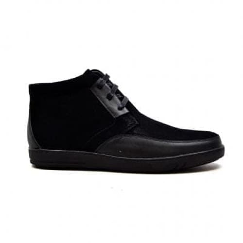 British Walkers Birmingham Bally Style Men s Black Suede and Leather High Tops Hot on Sale