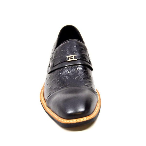 British Walkers Dolche Men s Ostrich Leather Slip Ons Sale