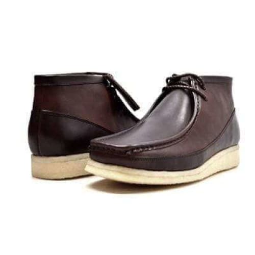 British Walkers Walker 100 Wallabee Boots Men s Brown Suede and Leather Online Hot Sale