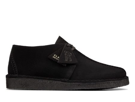 Clarks Originals Desert Trek Men s Black Suede 26155486 For Sale