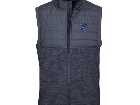 ST. LOUIS BLUES LEVELWEAR MILO VEST - NAVY For Discount