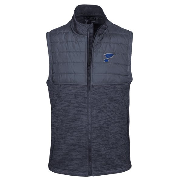 ST. LOUIS BLUES LEVELWEAR MILO VEST - NAVY For Discount