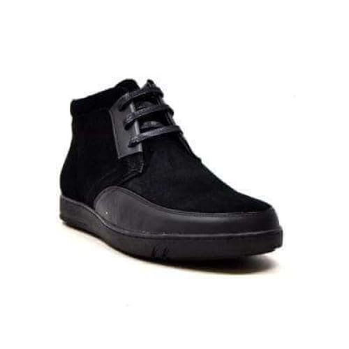 British Walkers Birmingham Bally Style Men s Black Suede and Leather High Tops Hot on Sale