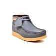 British Walkers New Castle Wallabee Boots Men s Gray Leather and Suede Sale