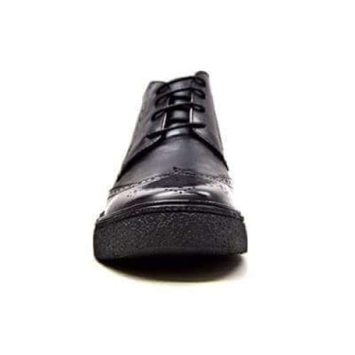 British Walkers Playboy Men s Black Leather Wingtip TPR Online Hot Sale