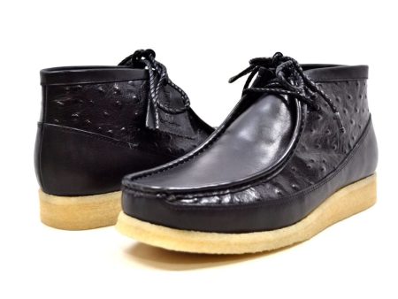 British Walkers Walker 100 Limited Edition Men s Ostrich Leather Wallabee Boots Online Hot Sale