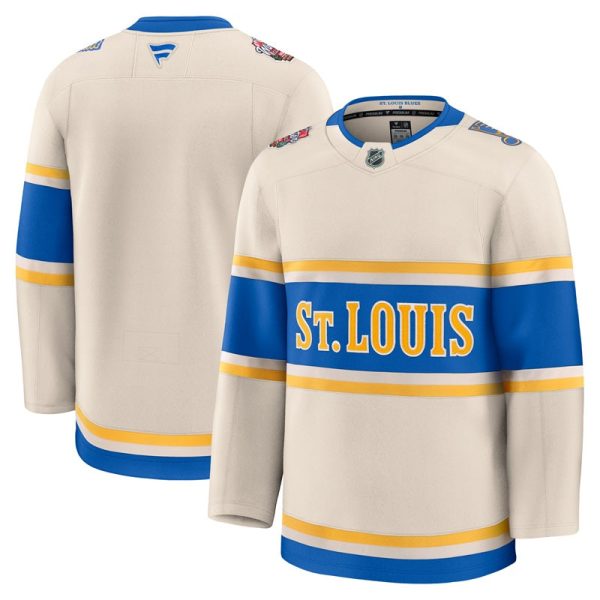 ST. LOUIS BLUES FANATICS PREMIUM WINTER CLASSIC JERSEY - BEIGE Sale