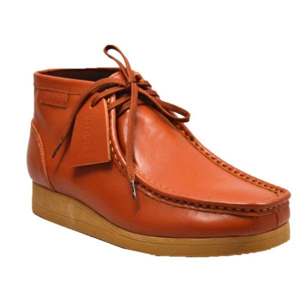 British Walkers New Castle 2 Wallabee Boots Men s Caramel Leather Online