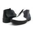 British Walkers Playboy Men s Black White Leather Online