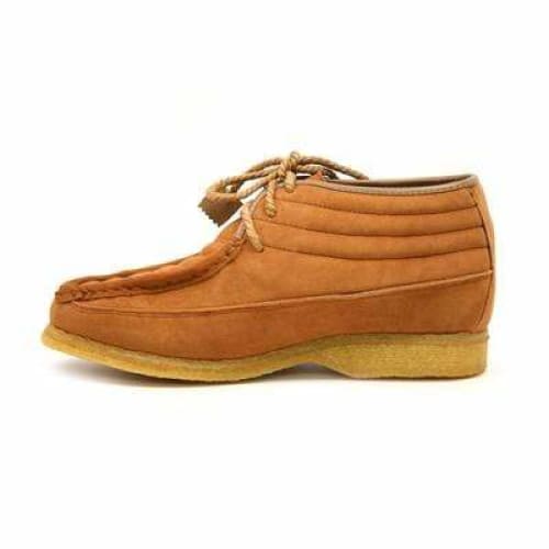 British Walkers Castle Men s Rust Suede Three Quarter Lace Up Shoes Online now