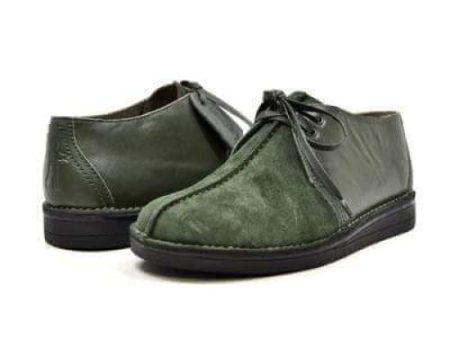 British Walkers Kingston Desert Trek Men s Green Leather and Suede For Cheap