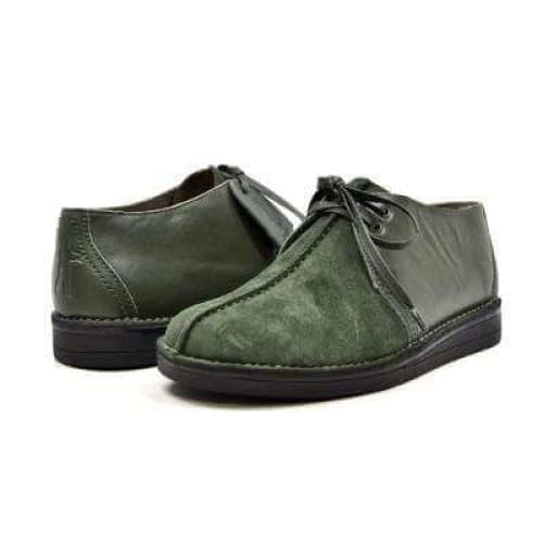 British Walkers Kingston Desert Trek Men s Green Leather and Suede For Cheap