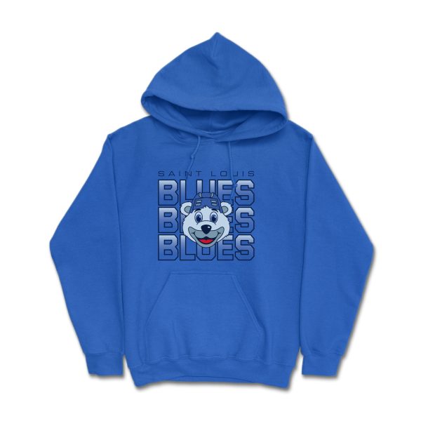 ST. LOUIS BLUES SERIES SIX LOUIE STACKED HOODIE - ROYAL Online