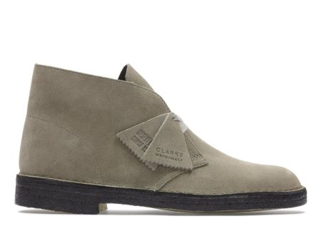 Clarks Originals Desert Boots Men s Grey Suede 26161792 For Discount