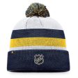 ST. LOUIS BLUES FANATICS NOTE STRIPED POM KNIT-MULTI For Sale