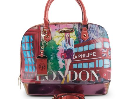 LA PHILIPE LP1027-11 UMBRELLA IN LONDON HANDBAG-OVAL For Sale