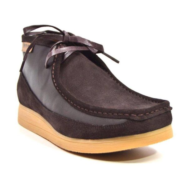 British Walkers New Castle Wallabee Boots Men s Suede and Leather For Cheap