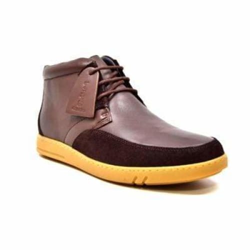 British Walkers Birmingham Bally Style Men s Brown Leather High Tops Online Hot Sale