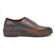 British Walkers Playboy Original Wingtips Men s Navy & Brown Leather Oxfords For Sale