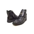 British Walkers Empire Men s Black Leather Crepe Sole High Tops Discount