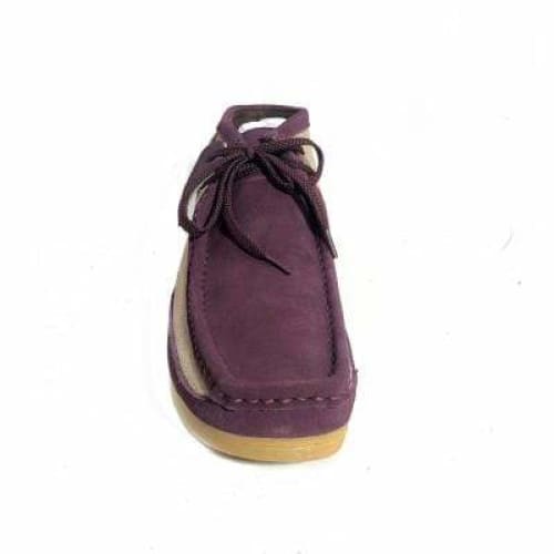 British Walkers New Castle Wallabee Boots Men s Beige and Burgundy Suede Online Hot Sale