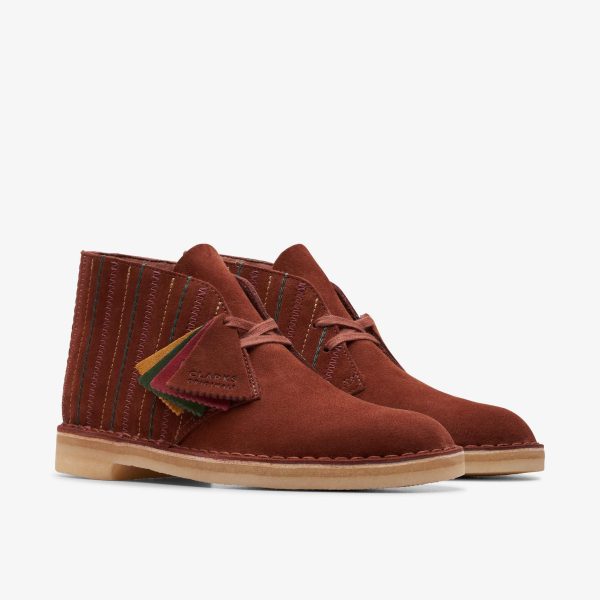 [26174504] Mens CLARKS DESERT BOOT - RUST BROWN SUEDE For Cheap