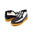 British Walkers Apollo Men s Black and White Leather Slip On Online Hot Sale