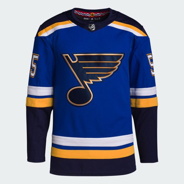 ST. LOUIS BLUES AUTHENTIC COLTON PARAYKO #55 HOME PRIMEGREEN JERSEY - BLUE Supply