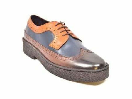 British Walkers Wingtip Low Cut 3 Tone Multi Color Leather Hot on Sale