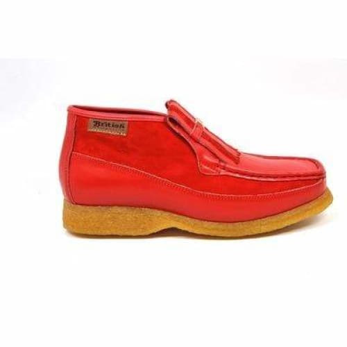 British Walkers Apollo Men s Red Leather and Suede Online Sale