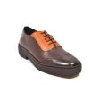 British Walkers Playboy Original Wingtips Men s Brown and Rust Leather Low Cut Oxfords For Cheap