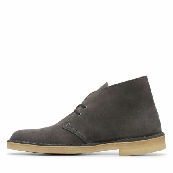 Clarks Originals Desert Boots Men s Slate Gray Suede 26144232 Hot on Sale