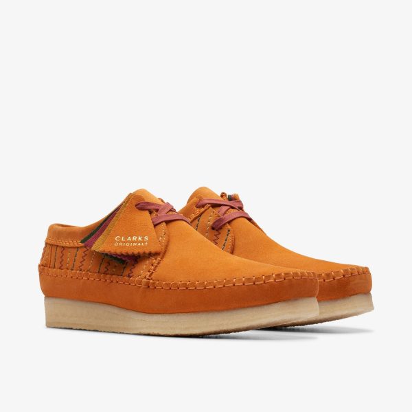 [26174517] Mens CLARKS WEAVER - BURNTORANGE COMB on Sale