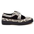 British Walkers Playboy Originals Wingtip Oxford Men s Black Suede & Python Leather Low Cut Online Sale