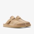 [26171989] Mens CLARKS TREK MULE - TAUPE INTEREST Online Hot Sale