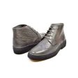 British Walkers Playboy Wingtips Limited Edition Men s Gray Ostrich Leather High Top Boots For Sale