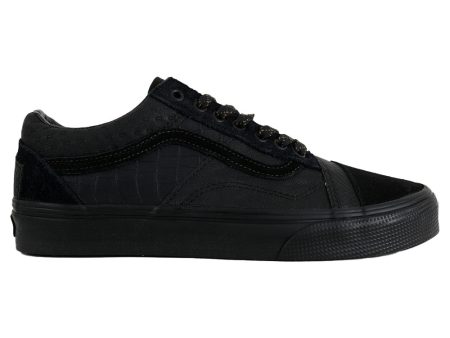 (Q4P1OJ) Patchwork Mono Era Shoes - Black on Sale