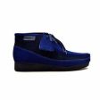 British Walkers New Castle Wallabee Boots Men s Navy Blue Suede For Cheap