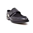 British Walkers Master Men s Black Leather Velcro Loafers For Discount