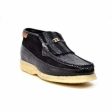 British Walkers Apollo Crocs Men s Black Crocodile Leather and Suede Online Sale